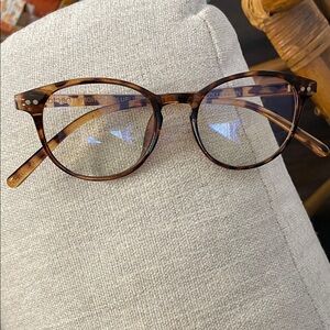 Tortoiseshell Round Women's Blue Light Glasses